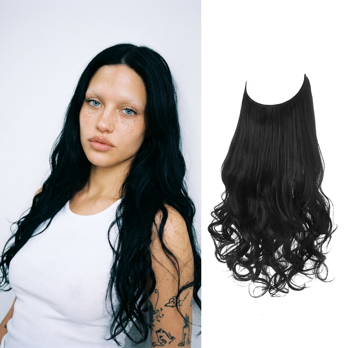 Instant Blend Premium Halo Hair Extension