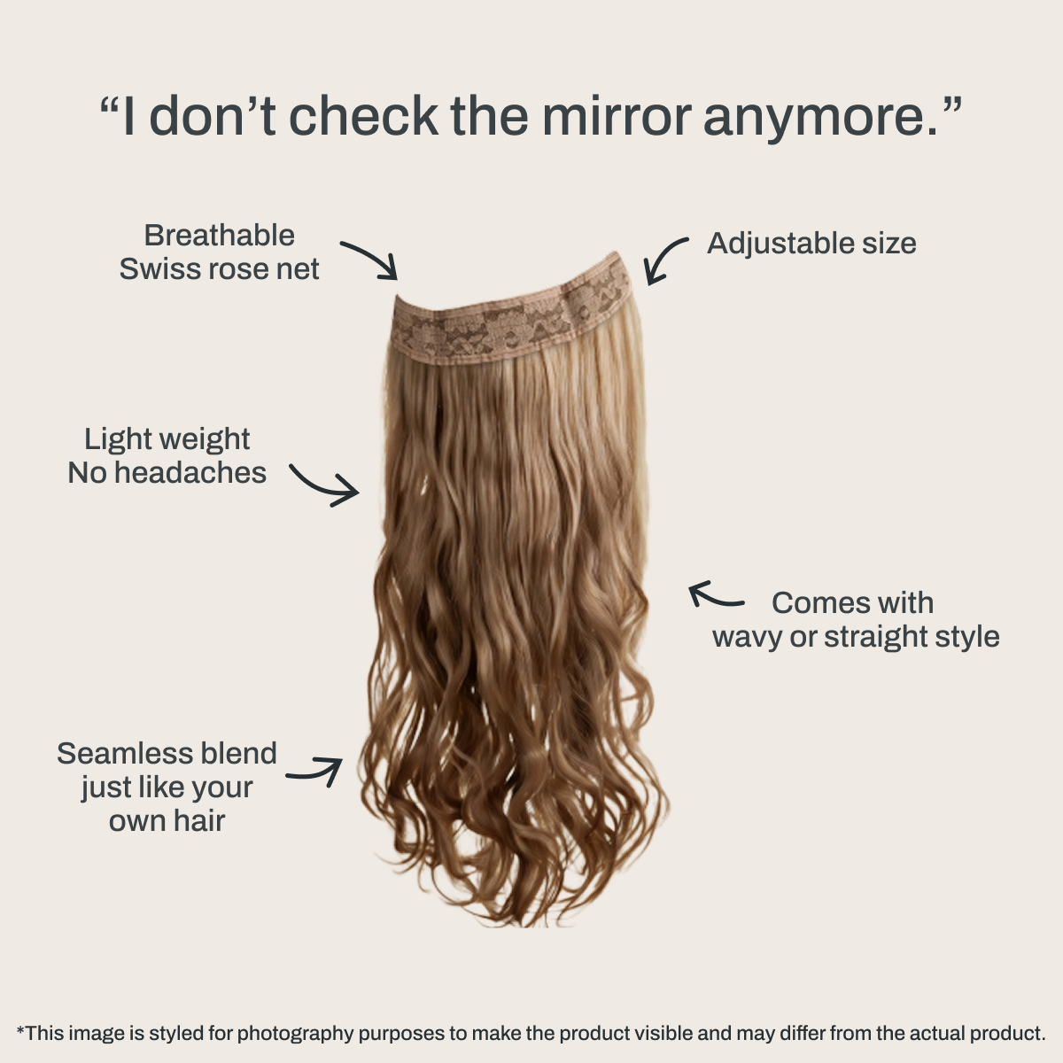 Instant Blend Halo Hair Extension