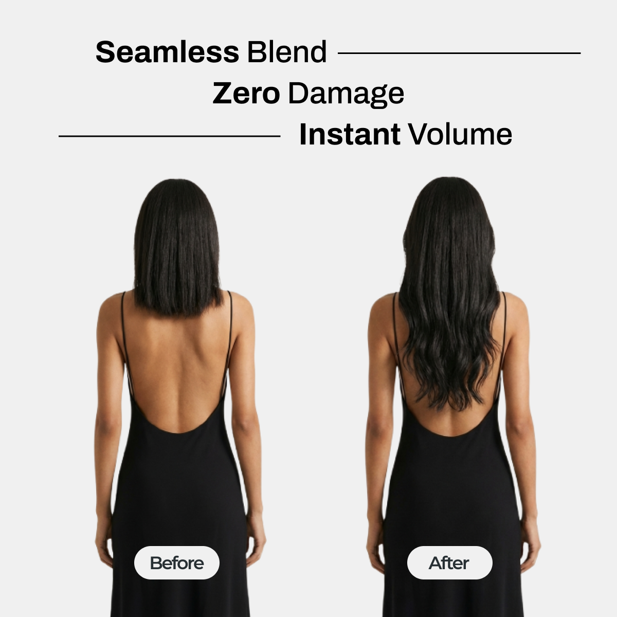 Instant Blend Premium Halo Hair Extension